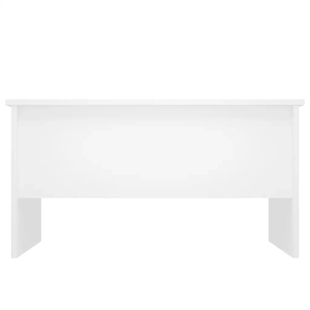 Tavolino da Salotto Bianco 80x50x42,5 cm in Legno Multistrato cod mxl 23446
