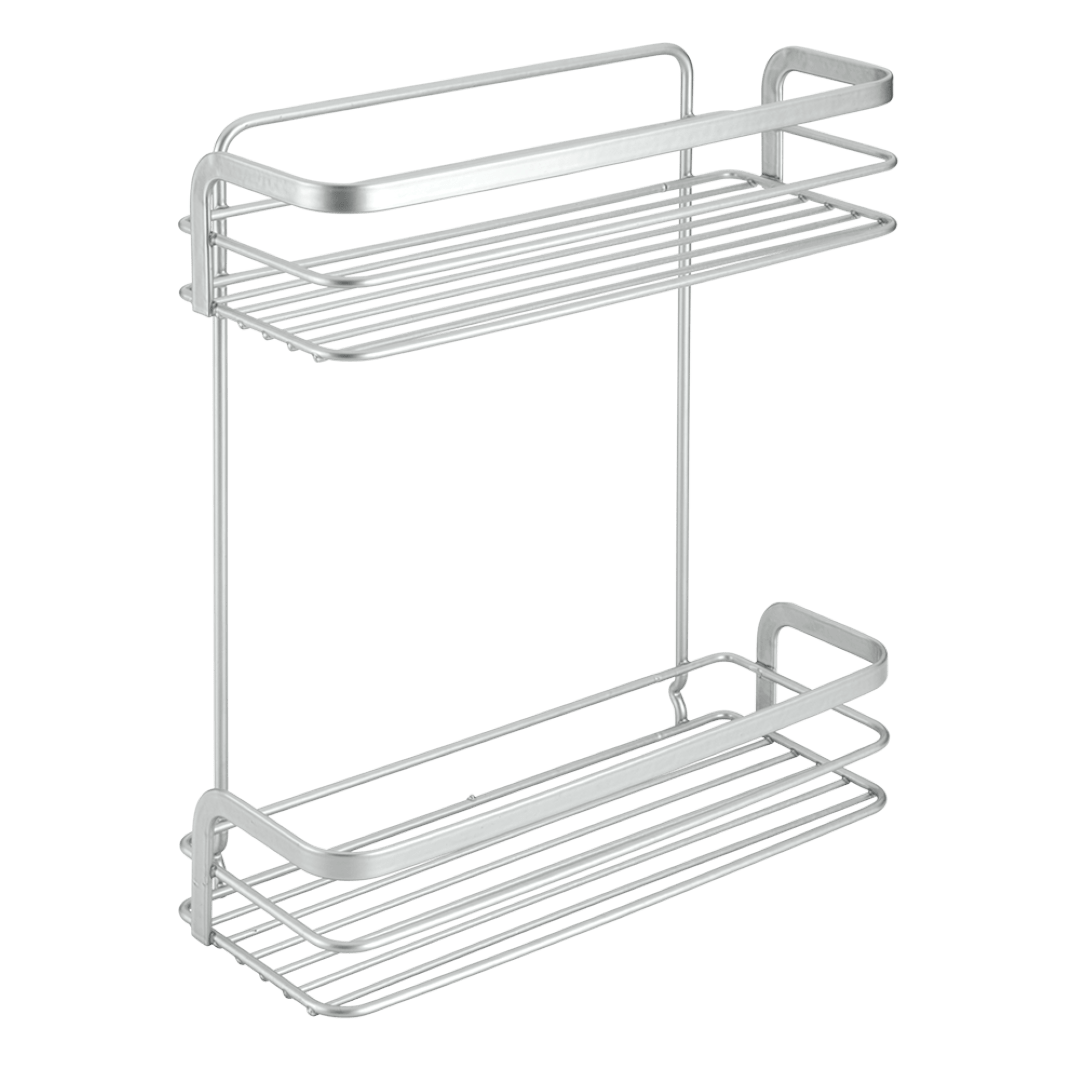 Cestello Rettangolare 2 Piani Cm 26X10X30 Polyther - Metaltex