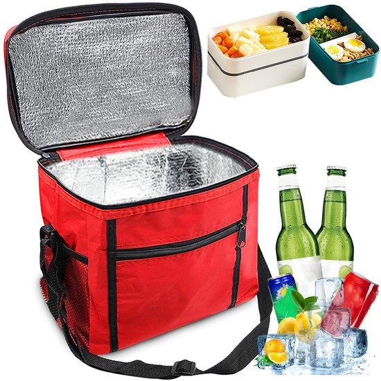 Tas Isolante Opvougbare 10 Litri con Copertura PEVA e Cerniere Termoresistenti