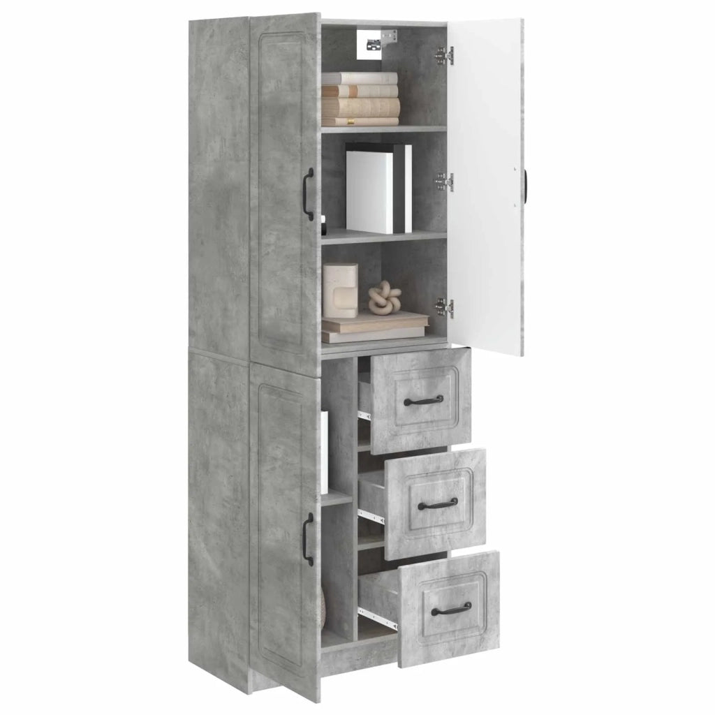 Set di armadi 2 pcs Grigio Cemento Legno ingegnerizzato 3416982