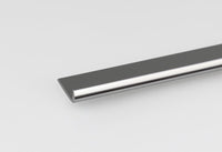 Profilo Unghietta Da 2 Metri Argento Brillante 18X1 - Arcansas