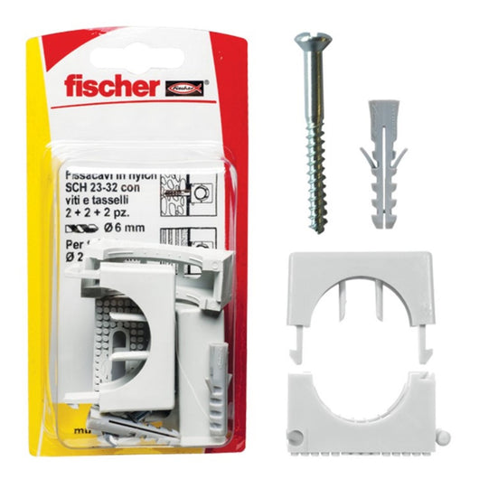 Fissacavi Nylon Sch 1623 K Set 5 Pezzi - Fischer