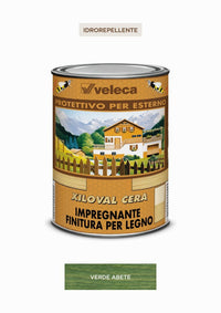 Impregnante Per Legno Xiloval Cera Verde Abete Litri 1 Veleca - Veleca