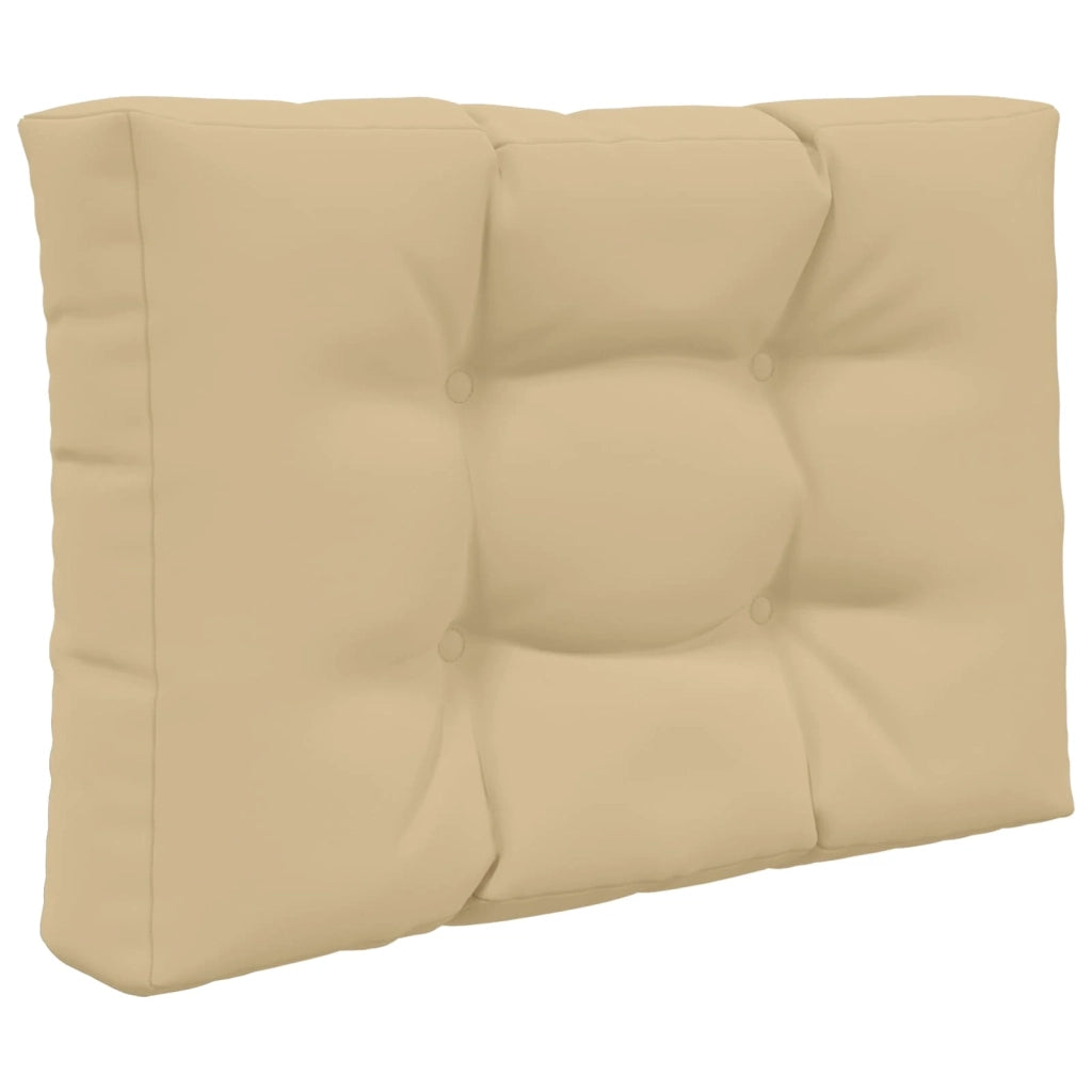 Cuscino per divano da esterno 2 pcs Beige Poliestere