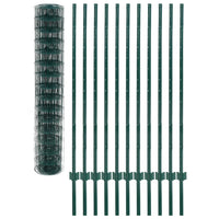 Recinzione Euro in Acciaio 20x1,5 m Verde