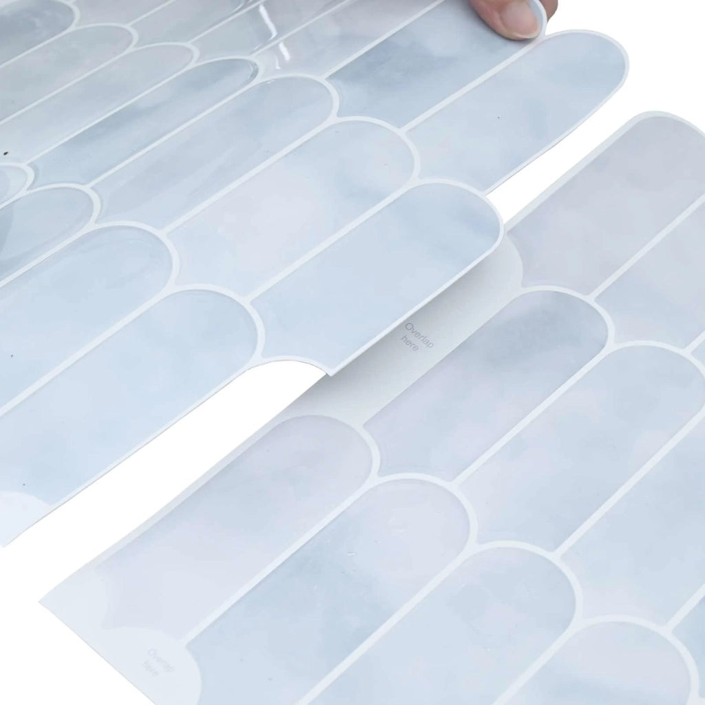 Piastrella Piuma 20 pcs Azzurro 30 x 30 cm Poliuretano e PET