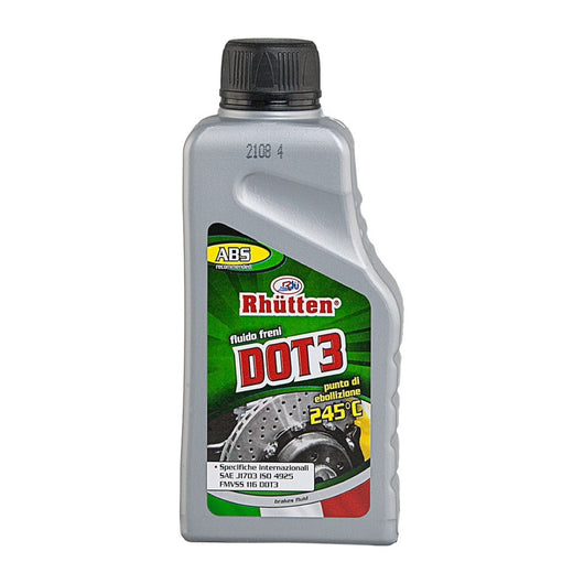 Fluido Freni Dot 3 Auto Liquido 250 Ml Set 5 Pezzi - Rhutten