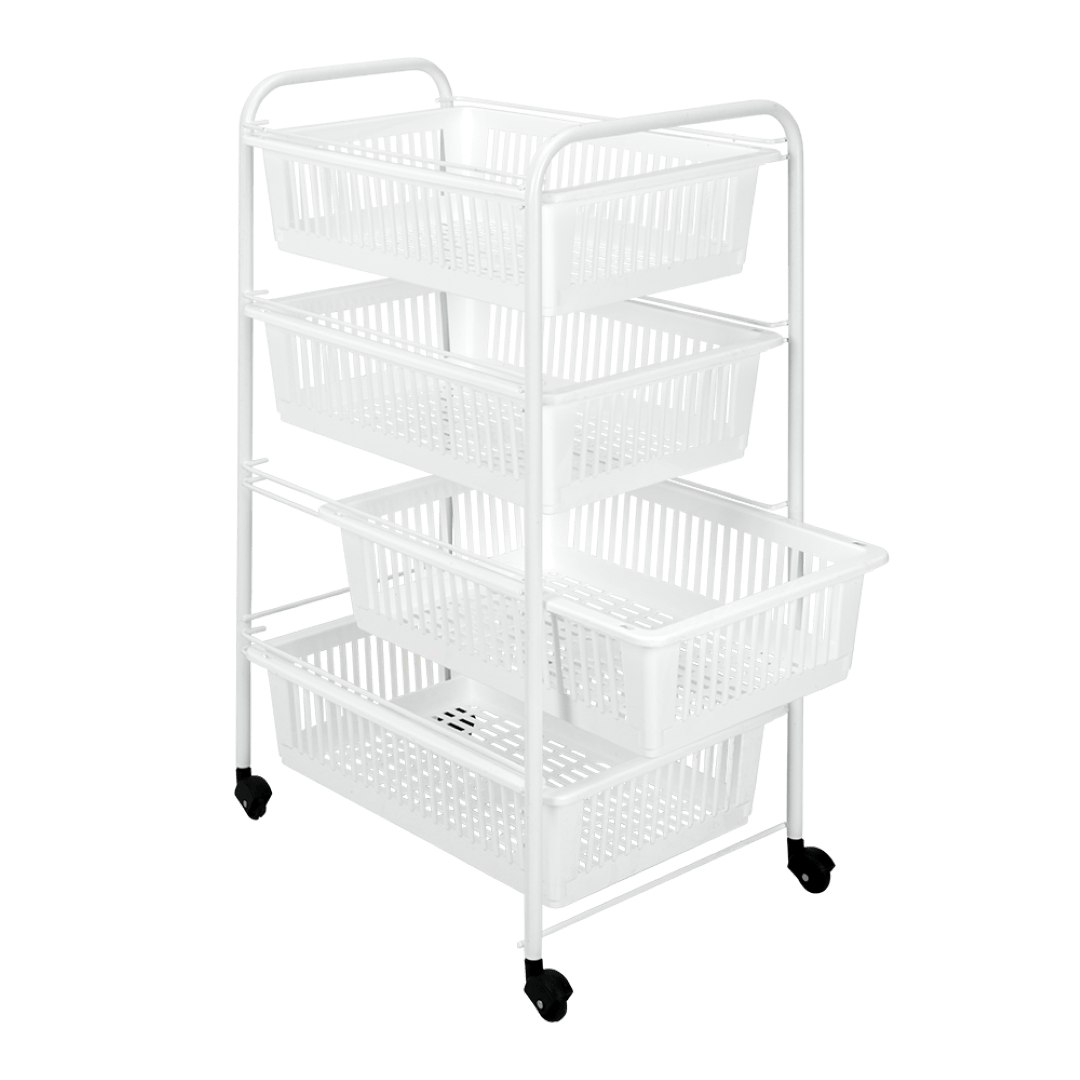 Scaffaletto 4 Piani Cm 46X35X76 Jumbotex - Metaltex