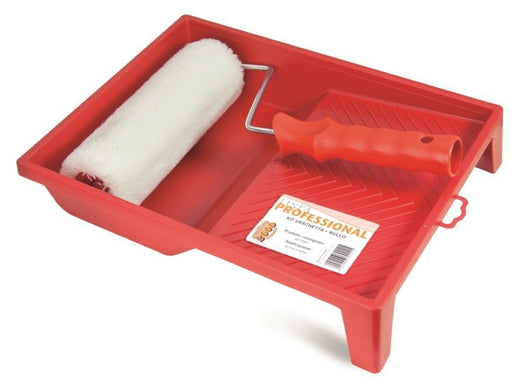 Vaschetta + Rullo In Plastica Pittura Pareti 25Cm - Pennellificio 2000