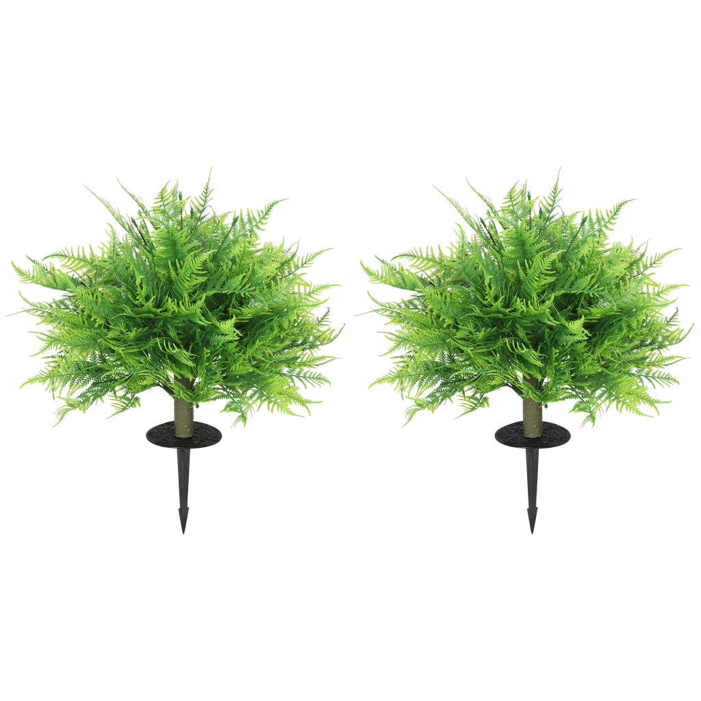 Set di 2 piante artificiali Boston Fern ¨C zephmum ¨C verde 60 cm