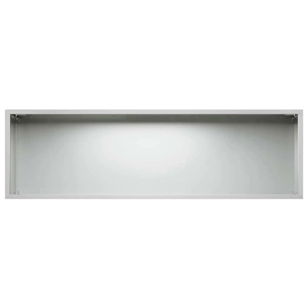 Vaso da giardino Argento 100 x 30 x 30 cm Acciaio zincato 8005228