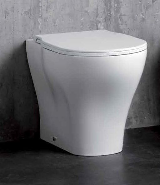Kit Sanitari filomuro Serie XL - Azzurra ceramica - Kit filomuro Azzurra XL (Bidet, vaso, coprivaso)