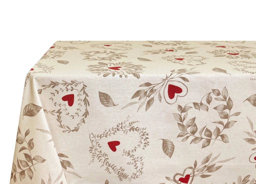 Tovaglia Per Salotto Cucina Tavolo 100% Cotone Made In Italy Antibes RP - 140x360 - Antibes
