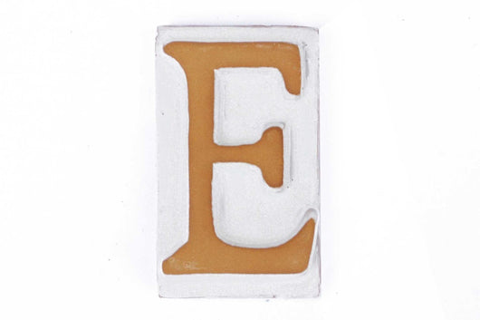 Lettera Numero Civico In Terracotta E Cm 5 Altezza 8 Set 5 Pezzi - Masidef