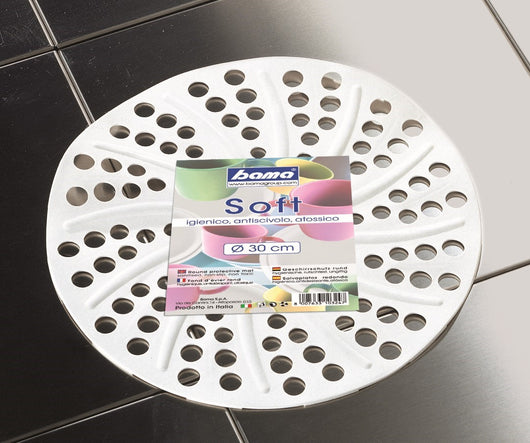 Tappeto Tappetino Per Lavello Soft Tondo Diametro 30 Cm Colori Assortiti Set 5 Pezzi - Bama