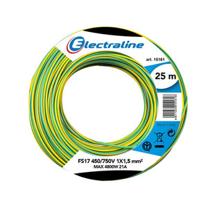 Cavo Fs17 1X1,5 Mt 25 Giallo /Verde - Electraline