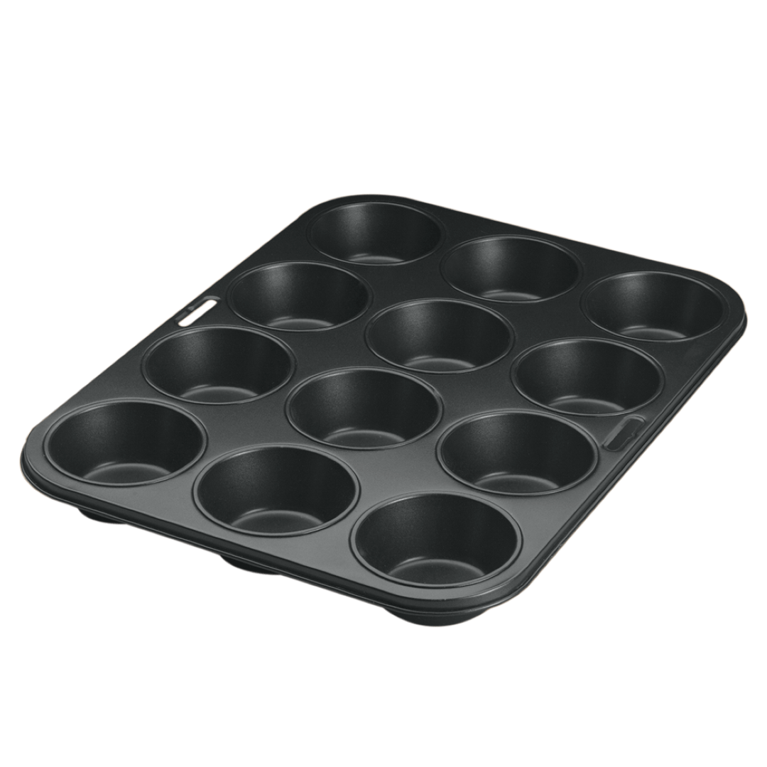 Stampo 12 Muffins Diametro 7,5 Cm Antiaderente - Metaltex