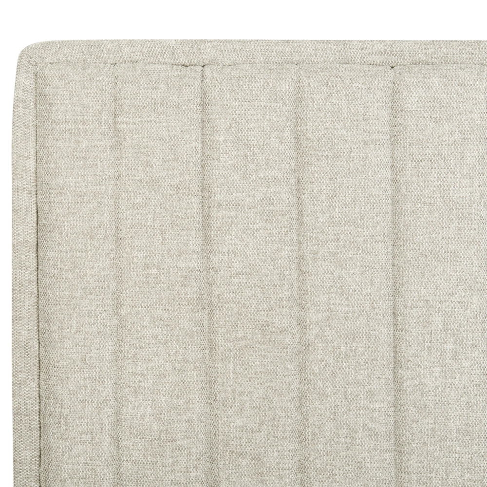 Letto Tessuto Beige chiaro Elettrico Regolabile con Telecomando 80 x 200 cm