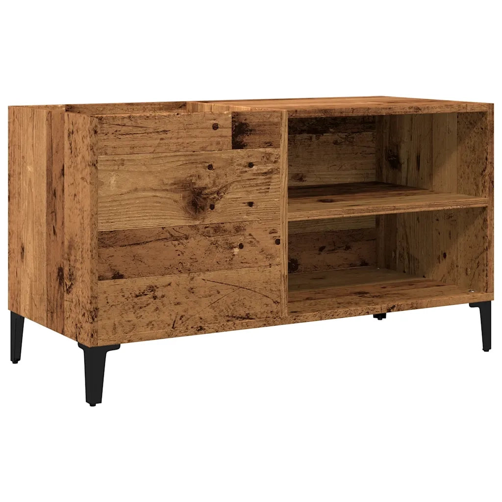 Mobile Porta Dischi Legno Antico 84,5x38x48cm Legno Multistrato CFW7571325