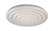 Plafoniera LED tonda 38cm 24W bianca stelle Katina
