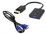 Adattatore Video da uscita DisplayPort a ingresso VGA completo di cavo VGA da 140cm - Display Port to VGA + Cable - No al contrario