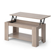 Vicco Tavolino soggiorno Sonoma 100 x 50 cm con funzione di sollevamento
