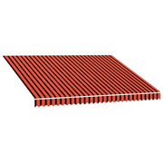 Tenda da Sole | Tenda parasole in Tela Arancione e Marrone 4x3 m