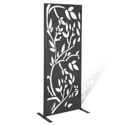IDMarket - Pannello decorativo universale 150 x 50 CM LIS grigio