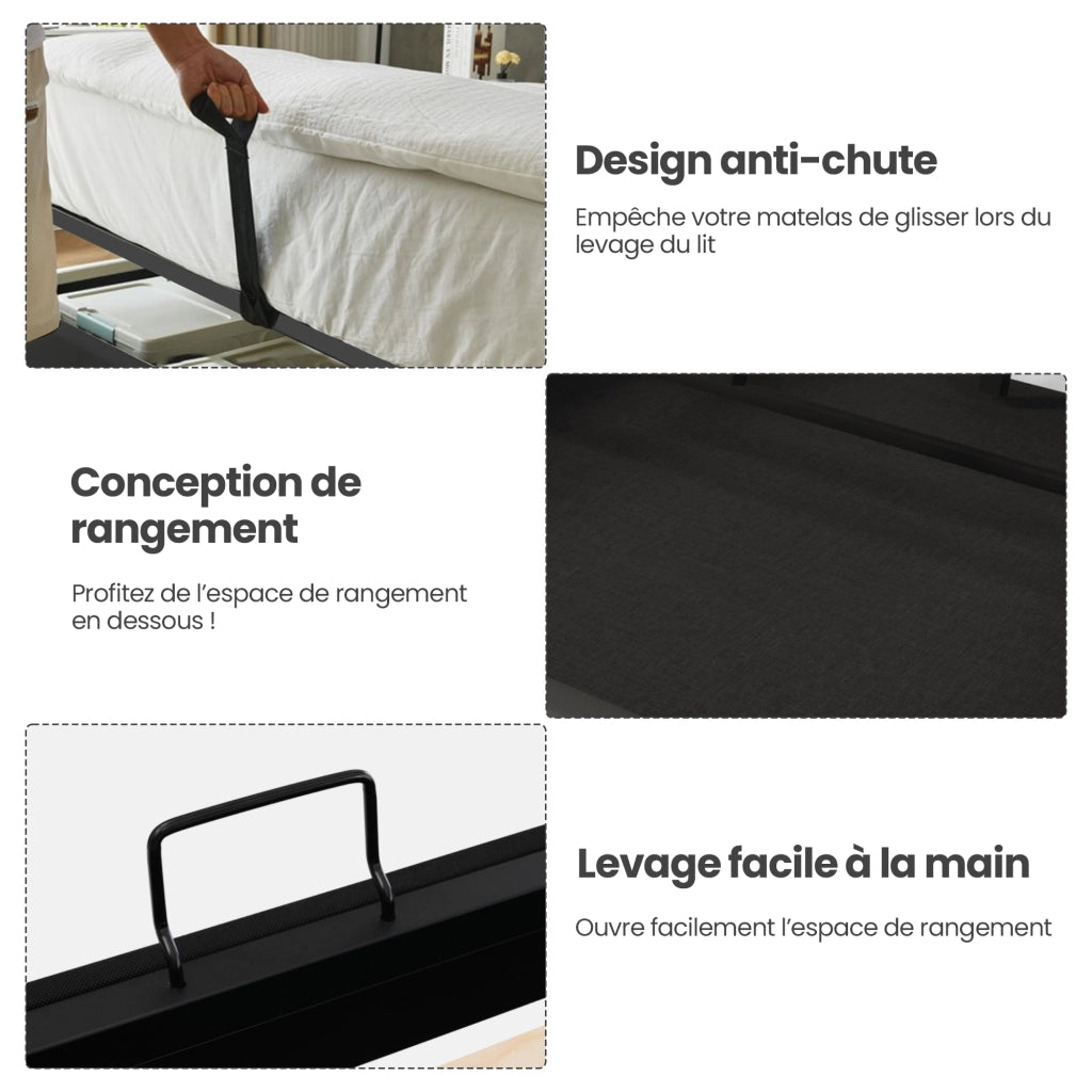 Letto Contenitore 90×200 cm; Letto Singolo con Testiera Semicircolare; senza Materasso; Velluto Rosa