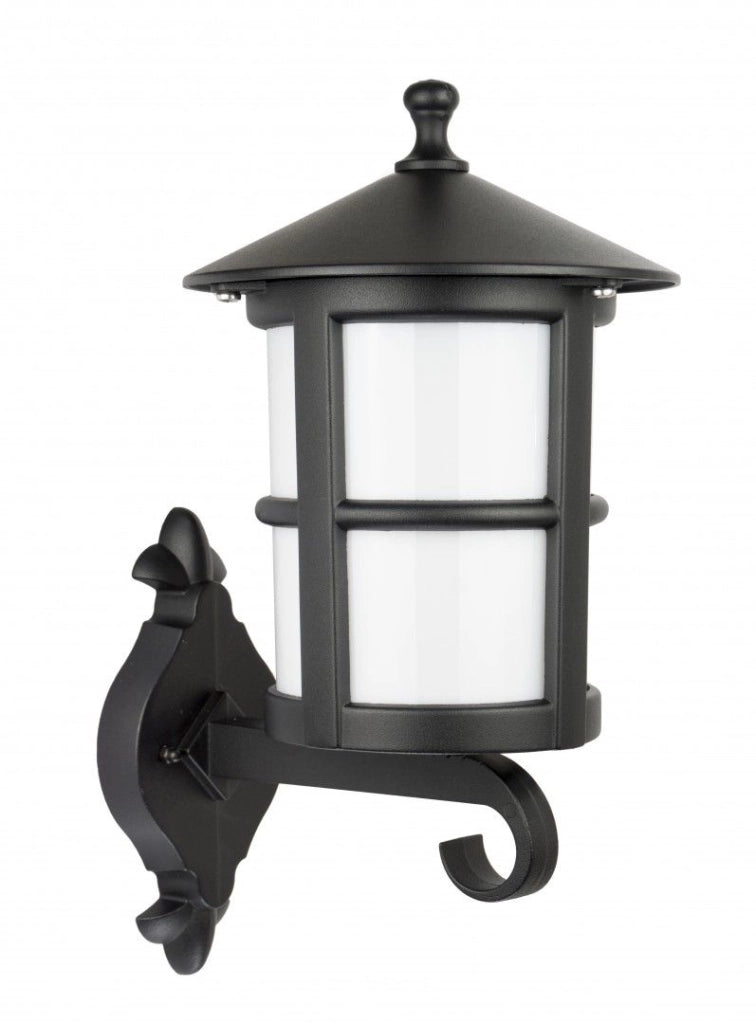 Applique da esterno SU-MA Cordoba nera 1 luce E27 IP23
