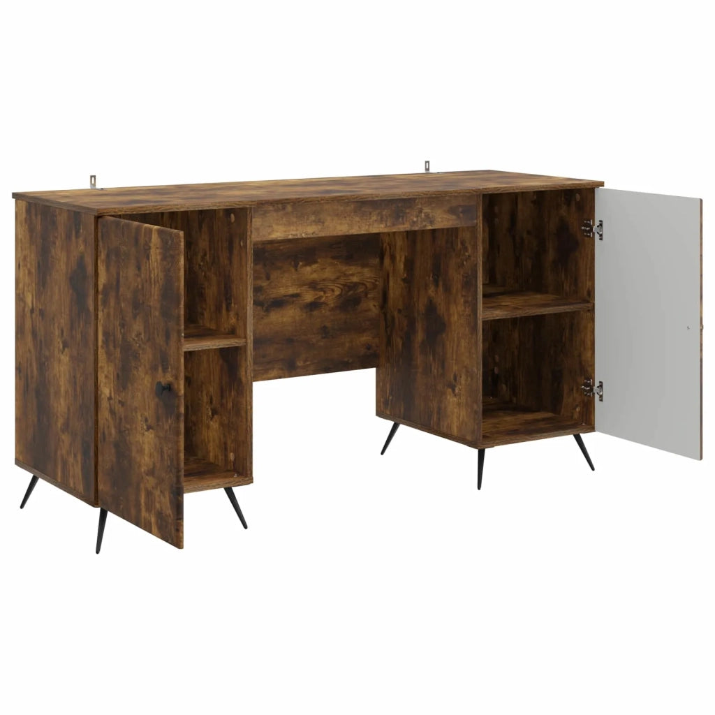 Scrivania Rovere Fumo 142,5 x 50 x 75 cm Legno ingegnerizzato 3414635