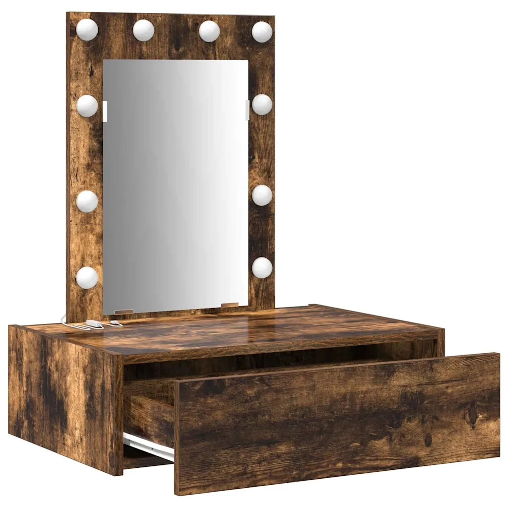Toeletta | Tavolo da Trucco Marrone 60 x 40 x 70 cm Legno multistrato