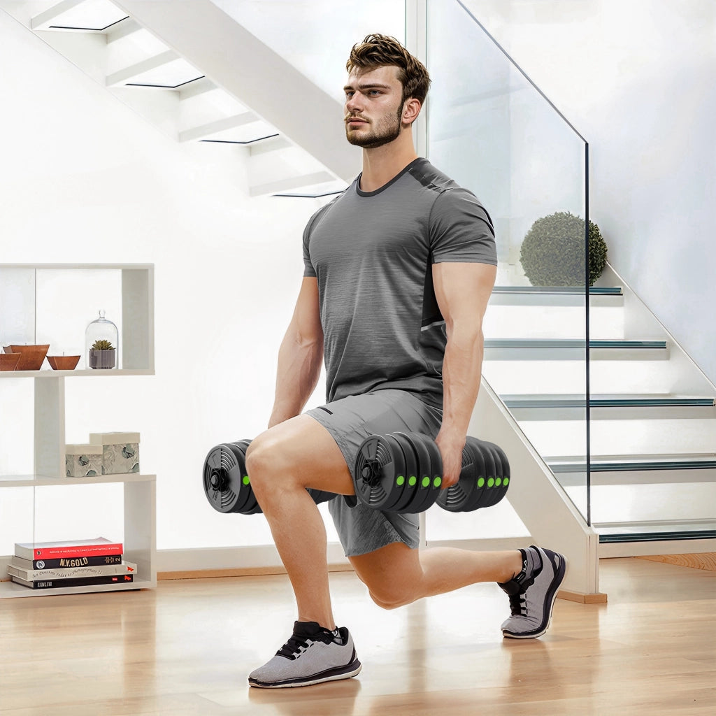Manubri regolabili 2 in 1 ¨C zephmum ¨C 30 kg con barre