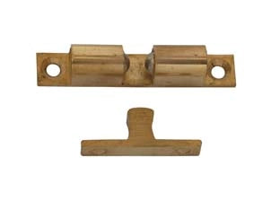 CRICCHETTO A SFERE IN OTTONE LUCIDO- - mm.49x9 - 24 pezzi