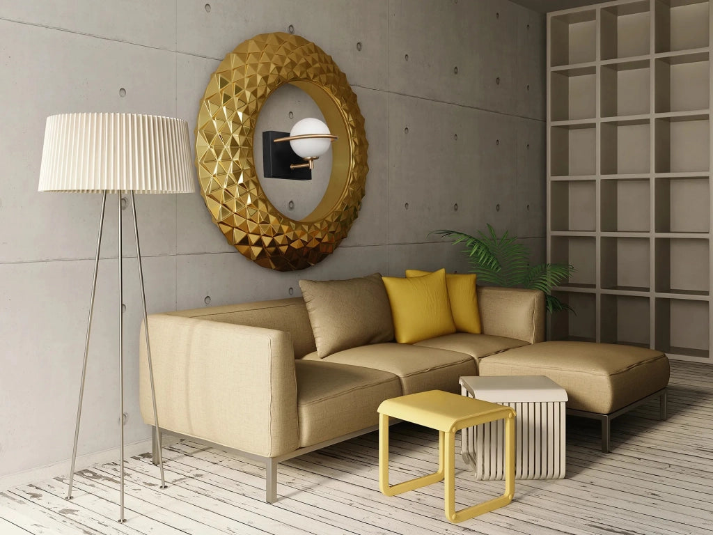 Lampada Da Parete APP1220-1W Black Gold