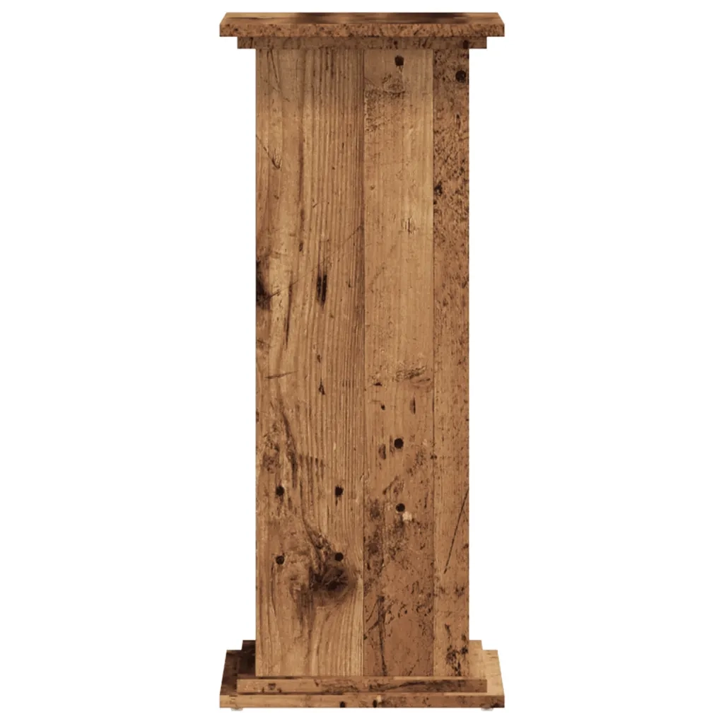 Supporto per piante | Sostegno per piante Legno Vecchio 33x33x80 cm Legno Multistrato