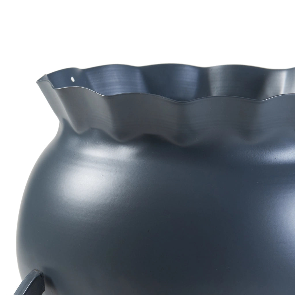 Stand Portapiante Altena 80,5 x 40 x 40 cm Metallo Nero [en.casa]