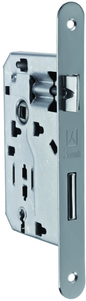 Bonaiti SERRATURA LEGNO PATENT INF. B/TONDO Art. 042T - cromato lucido E.50