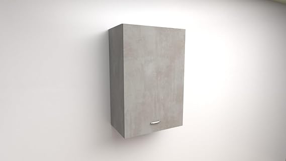 Pensile con 1 Anta SPEDIZIONE A Kit Le Misure Si intendono Altezza X Larghezza X profondità 72X40X33 Colore CEMENTO