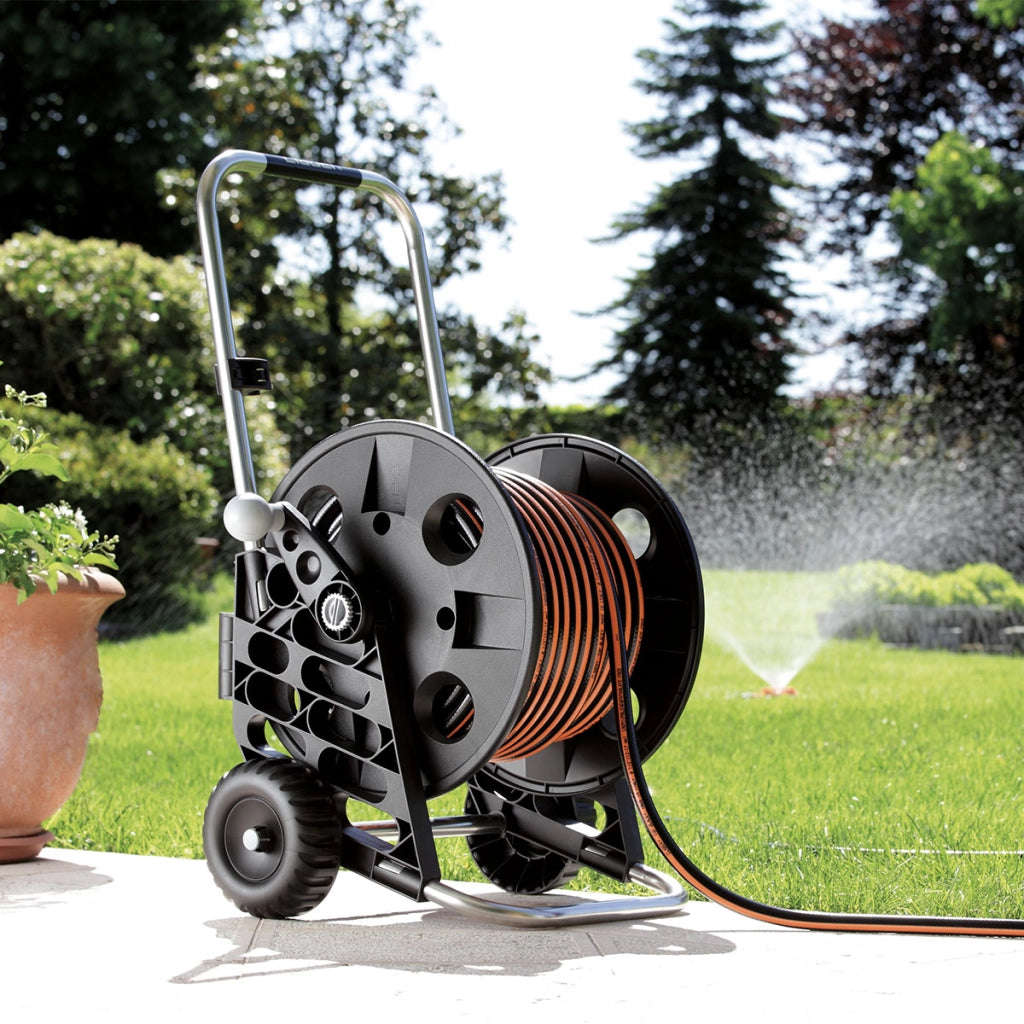 AVVOLGITUBO IRRIGAZ CARRELLATO GENIUS 60 CLABER  ABS/ALLUMINIO RUOTE PLT X TUBO 1/2 MT 60