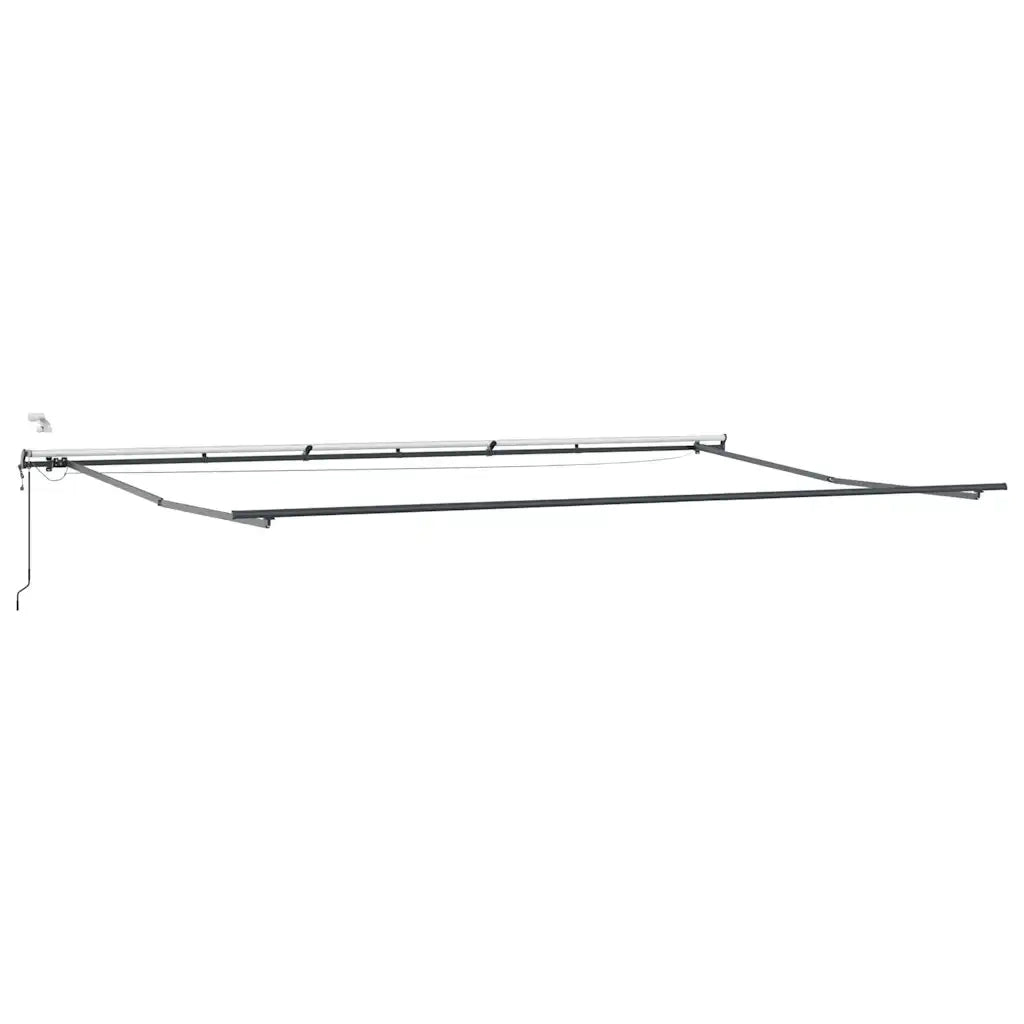 vidaXL Tenda Retrattile Automatica LED Antracite e Bianco 600x300 cm
