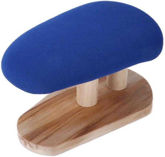 Piastra da stiro Portatile Progetto - Costruzione in Legno di Faggio - Antiscivolo - Orlo Elastico - Formato Compatto - Materiale Ecologico - Tavola da stiro