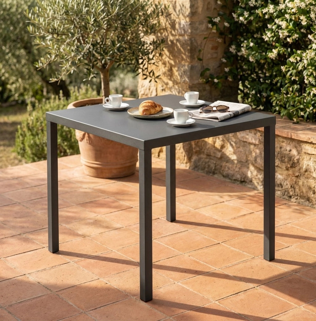 Tavolo da Giardino Quadrato cm 80x80 - CHAD