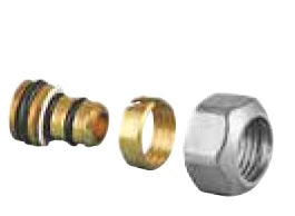 Adattattore Multistrato 14X2 1/2 Gas Cromo Set 5 Pezzi - Arte Clima