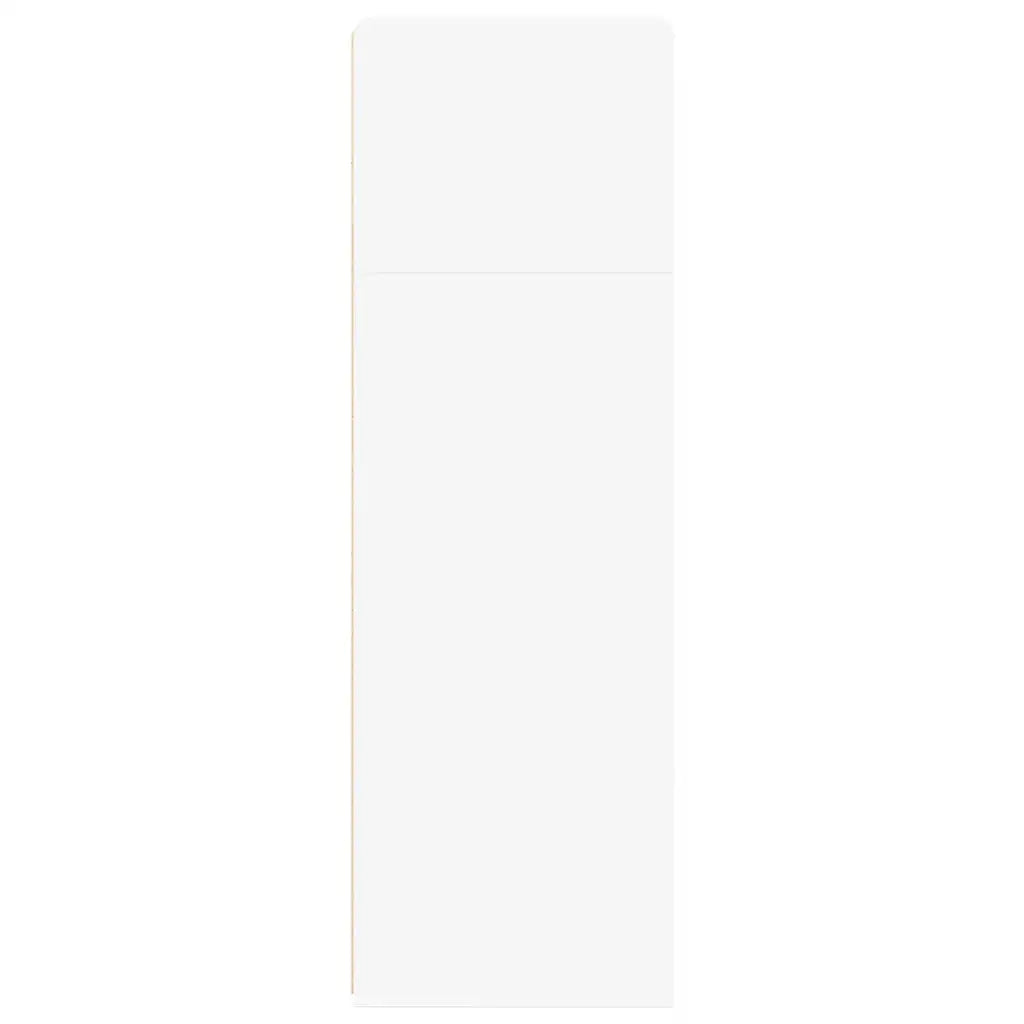 Credenza Bianca 40x41x124 cm in Legno Multistrato