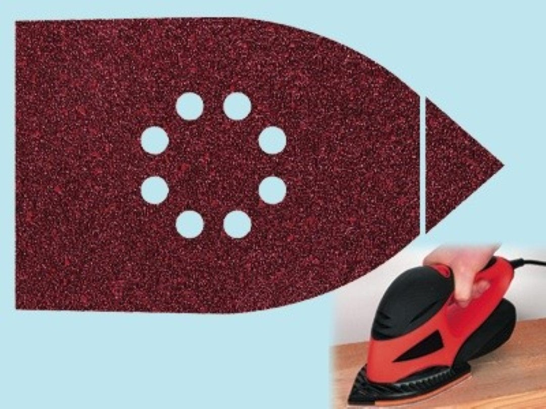 Carta Abrasiva Velcrata 107 X 142 Mm 6 Pezzi - Wolfcraft