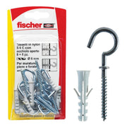 Tasselli Nylon S 6 C 1 K Con Occhiolo Aperto Set 5 Pezzi - Fischer