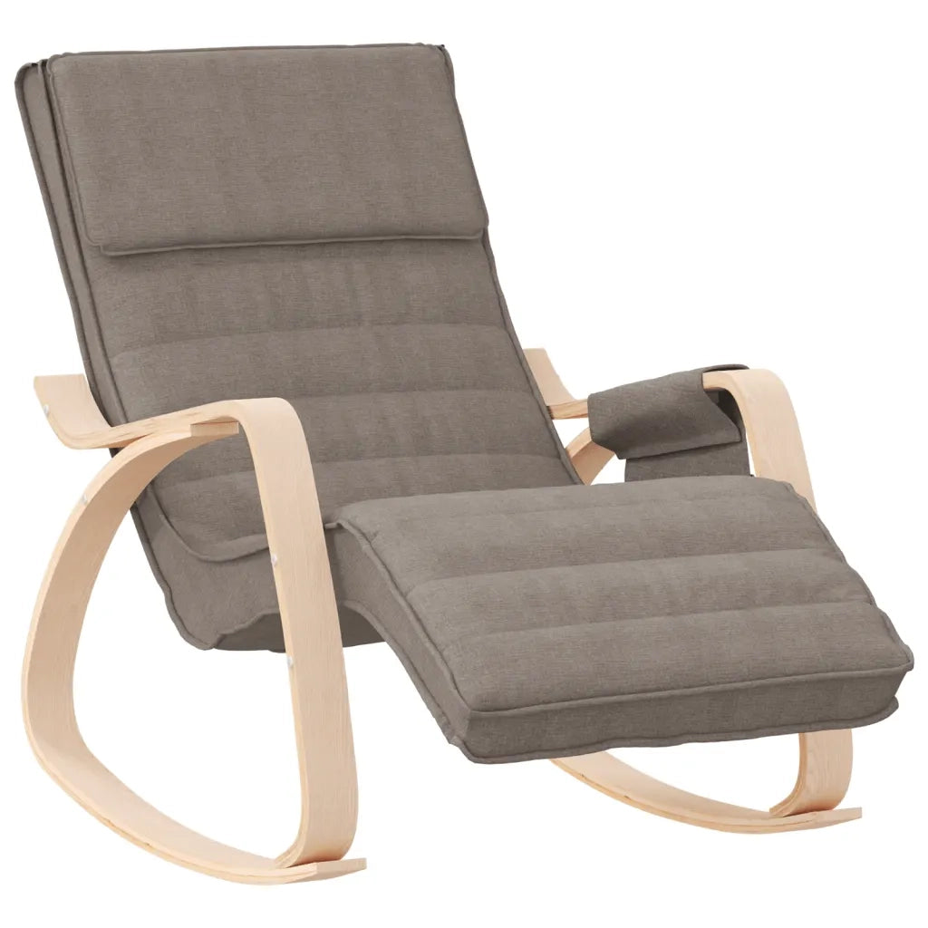 Sedia a Dondolo Tortora in Tessutocod mxl 95445