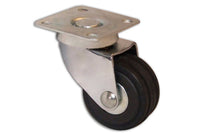 Ruota Piroettante In Gomma Piast 43X43 Girev Diametro 4 0 - Masidef