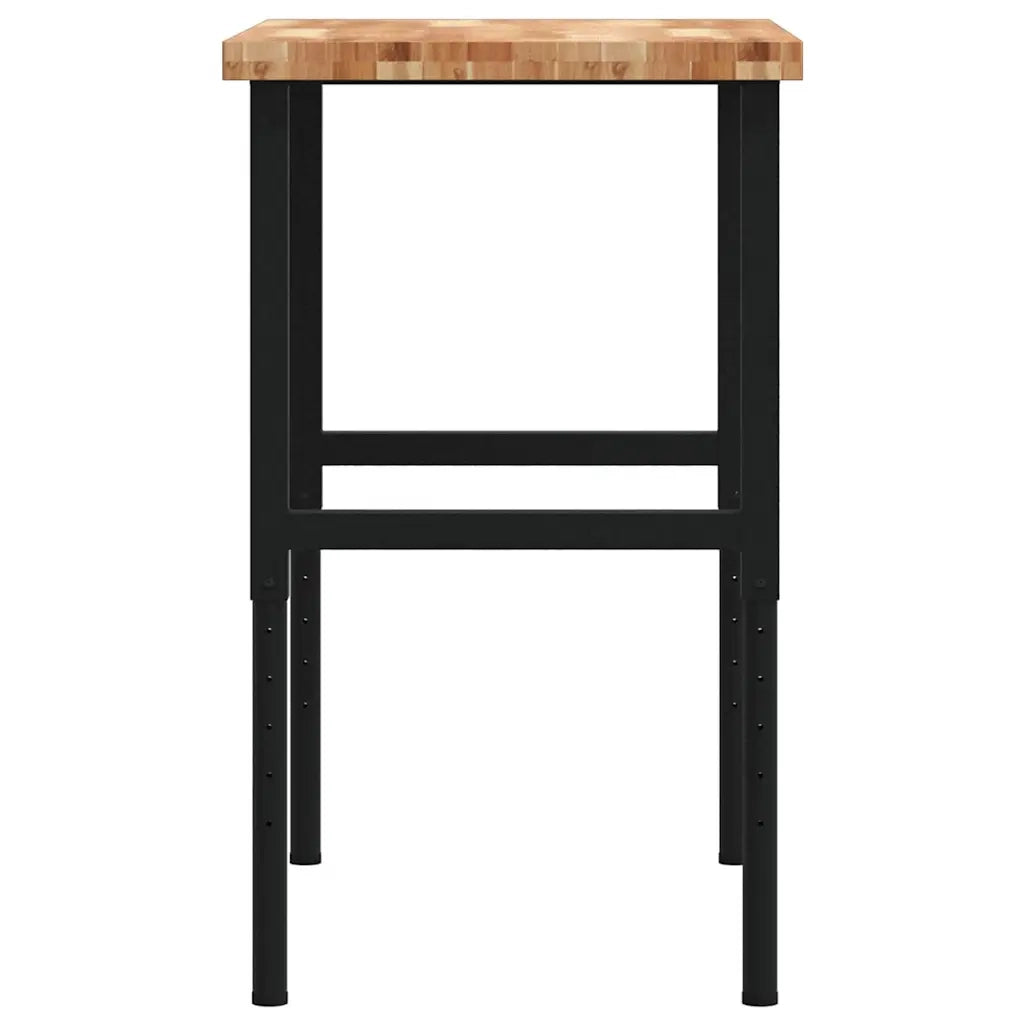 Banco Lavoro 100x60x(73-99,5) cm Legno di Acacia Rettangolare